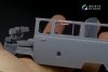 Quinta Studio QD35045 UAZ-3909 3D-Printed & coloured Interior on decal paper (Zvezda) 1/35